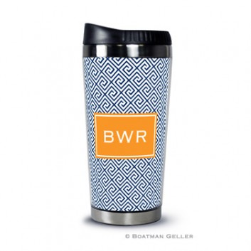 Travel Tumbler - Greek Key