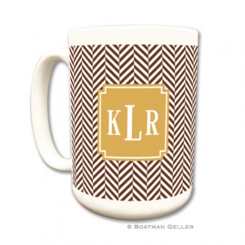 Mugs - Herringbone Chocolate