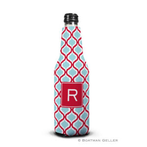 Koozie - Kate Red & Teal