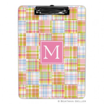 Clipboard - Madras Patch Pink