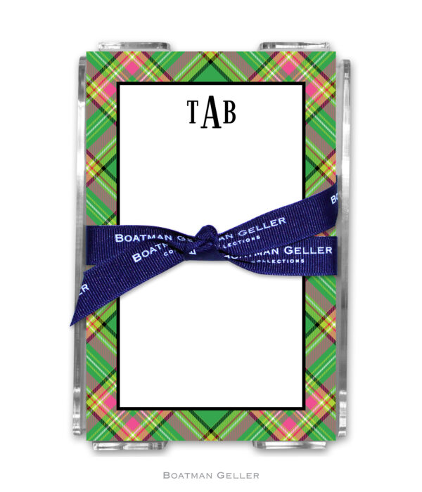 Note Pads - Preppy Plaid