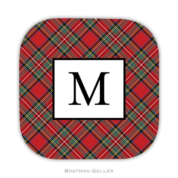 Coasters - Plaid Red