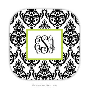 Coasters - Madison Damask White w/Black