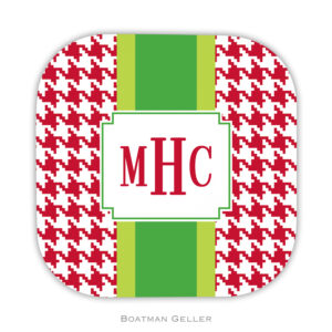 Coasters - Alex Houndstooth Red