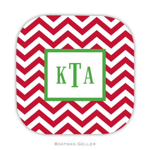 Coasters - Chevron Red