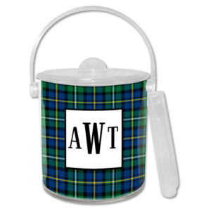 Ice Bucket - Black Watch Plaid