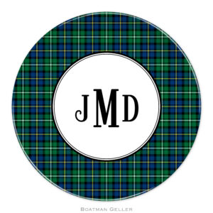 Plates 10" - Black Watch Plaid