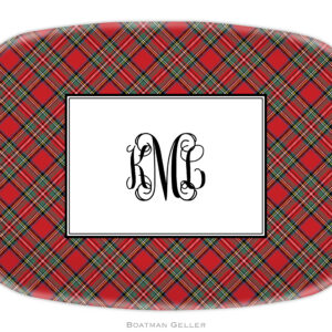 Platter - Plaid Red